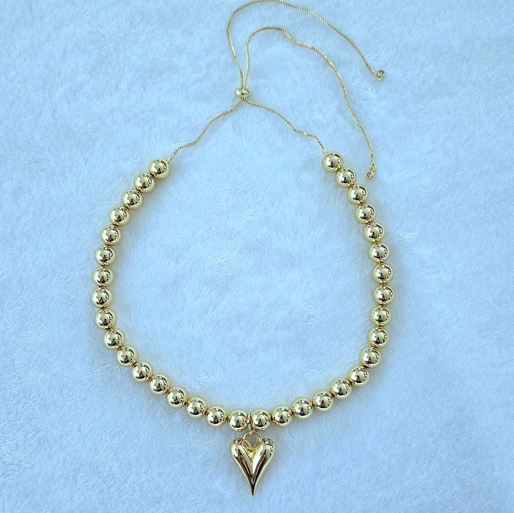 Gemelli👭 Gold💛 "Gianna" Happy😃 Heart❤️ Adjustable Necklace - NWT - Picture 15 of 15